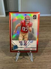 Nick Bosa [Red] #168 Football Cards 2019 Donruss Optic Rated Rookie Autographs Prices