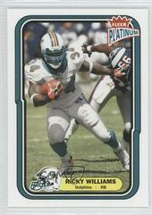 Ricky Williams #18 Football Cards 2004 Fleer Platinum Prices