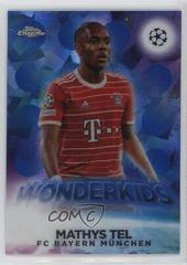 Mathys Tel [Sapphire] #W-4 Soccer Cards 2022 Topps Chrome UEFA Club Competitions Wonderkids Prices