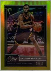 Andrew Wiggins [Gold] #40 Basketball Cards 2020 Panini One and One Prices