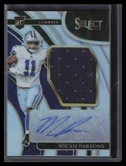 Micah Parsons #JRS-MPA Football Cards 2021 Panini Select Jumbo Rookie Signature Swatches Prices