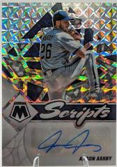 Aaron Ashby #SC-AA Baseball Cards 2022 Panini Mosaic Scripts Autographs Prices