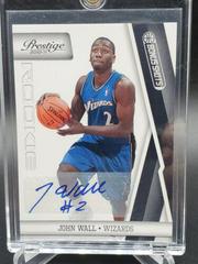 John Wall [Bonus Shots Black Signature] #211 Basketball Cards 2010 Panini Prestige Prices