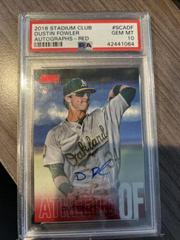 Dustin Fowler [Red] #SCA-DF Baseball Cards 2018 Stadium Club Autographs Prices