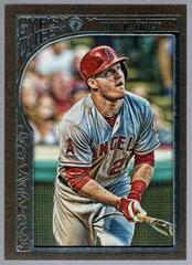 Mike Trout [Holding Bat Framed Bronze] Baseball Cards 2015 Topps Gypsy Queen Prices