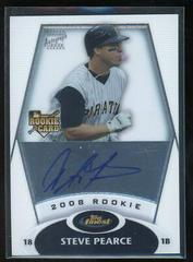 Steve Pearce [Autograph] #155 Baseball Cards 2008 Finest Prices
