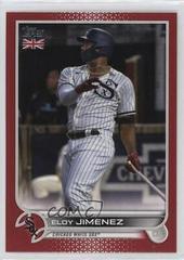 Eloy Jimenez [Red] #109 Baseball Cards 2022 Topps UK Edition Prices