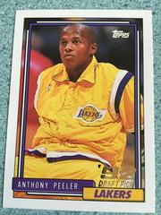 Anthony Peeler #288 Basketball Cards 1992 Topps Prices