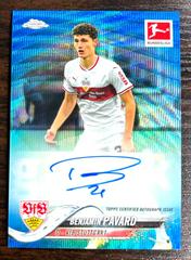 Benjamin Pavard [Autograph Blue Wave Refractor] Soccer Cards 2018 Topps Chrome Bundesliga Prices