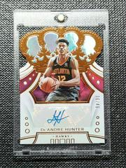 De'Andre Hunter Basketball Cards 2019 Panini Crown Royale Rookie Autographs Prices