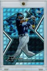 Julio Rodriguez [Cyber Cyan] #52 Baseball Cards 2023 Topps Xpectations Prices