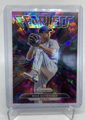 Max Scherzer [Burgundy Cracked Ice Prizm] #FL-1 Baseball Cards 2022 Panini Prizm Fearless Prices