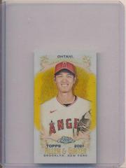 Shohei Ohtani [Mini Gold Refractor] #25 Baseball Cards 2021 Topps Allen & Ginter Chrome Prices