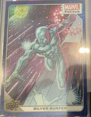 Silver Surfer [Blue Traxx] #93 Marvel 2023 Upper Deck Platinum Prices