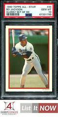 Bo Jackson #44 Baseball Cards 1990 Topps All Star Glossy Set of 60 Prices