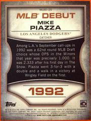 Mike Piazza [Gold] #MLBD-25 Baseball Cards 2016 Topps MLB Debut Prices