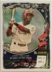 Jimmy Rollins #SS-19 Baseball Cards 2023 Topps Allen & Ginter Spotless Spans Prices