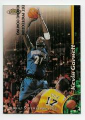 Kevin Garnett [Refractor] #14 Basketball Cards 1998 Finest Prices