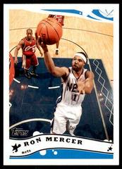 Ron Mercer #143 Basketball Cards 2005 Topps Prices