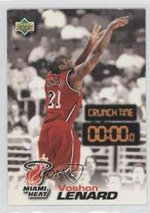 Voshon Lenard #CT14 Basketball Cards 1997 Upper Deck Nestle Crunch Time Prices
