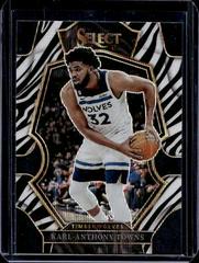 Karl Anthony Towns [Purple Die Cut] Basketball Cards 2022 Panini Select Prices