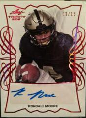 Rondale Moore [Red] #TPA-RM1 Football Cards 2021 Leaf Trinity Portrait Autographs Prices