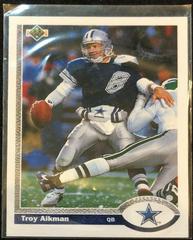 Troy Aikman #152 Basketball Cards 1991 Upper Deck Prices