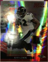 Ray Lewis [Red Zone] #181 Football Cards 2007 Panini Score Select Prices