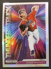 Doug Nikhazy [Silver Prizm] Baseball Cards 2021 Panini Prizm Draft Picks Thunderstruck Prices