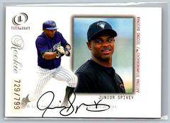 Junior Spivey [Autograph] Baseball Cards 2001 Fleer Legacy Prices