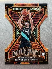 Shaedon Sharpe #31 Basketball Cards 2022 Panini Obsidian Volcanix Prices