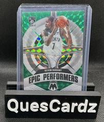 Kevin Durant [Green] #9 Basketball Cards 2021 Panini Mosaic Epic Performers Prices