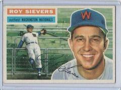 Roy Sievers [Gray Back] #75 Baseball Cards 1956 Topps Prices