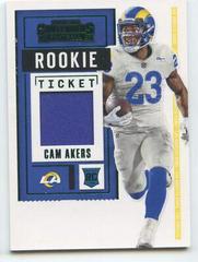 Cam Akers #RTS-CAK Football Cards 2020 Panini Contenders Rookie Ticket Swatches Prices