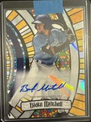 Blake Mitchell [Lava] Baseball Cards 2023 Bowman Draft Glass Autographs Prices