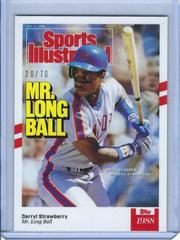 Darryl Strawberry [White with Red Stripes] Baseball Cards 2021 Topps X Sports Illustrated Prices