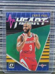 Chris Paul [Green] #16 Basketball Cards 2018 Panini Donruss Optic All Heart Prices