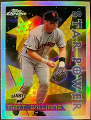 Matt Williams [Refractor] #12 Baseball Cards 1996 Topps Chrome Prices