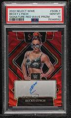Becky Lynch [Red Wave Prizm] #SG-BLY Wrestling Cards 2022 Panini Select WWE Signatures Prices