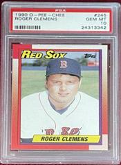 Roger Clemens #245 Baseball Cards 1990 O Pee Chee Prices