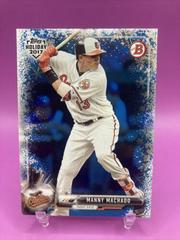Manny Machado [Blue Winter Wonderland] #TH-MM Baseball Cards 2017 Topps Holiday Bowman Prices