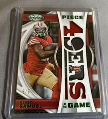 Deebo Samuel [Green] #POG-53 Football Cards 2023 Panini Certified Piece of the Game Prices