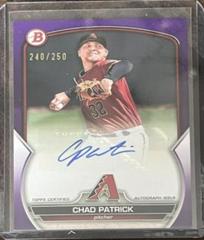 Chad Patrick [Purple] #PPA-CP Baseball Cards 2023 Bowman Paper Prospect Autographs Prices