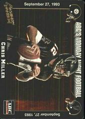 Chris Miller Football Cards 1993 Action Packed Monday Night Football Prices