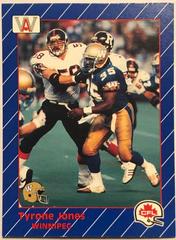 Tyrone Jones #106 Football Cards 1991 All World CFL Prices
