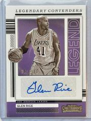 Glen Rice #LC-GRC Basketball Cards 2021 Panini Contenders Legendary Autographs Prices