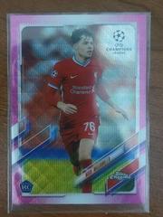 Neco Williams [Pink Xfractor] Soccer Cards 2020 Topps Chrome UEFA Champions League Prices