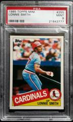 Lonnie Smith #255 Baseball Cards 1985 Topps Mini Prices