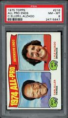 C.Eller, L.Alzado [All Pro Ends] #216 Football Cards 1975 Topps Prices