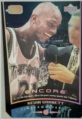 Kevin Garnett Game Dated Basketball Cards 1998 Upper Deck Encore Prices